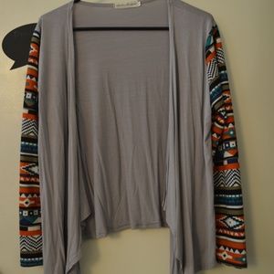 Aztec Sleeve Cardigan